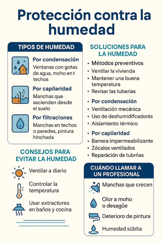protección contra la humedad