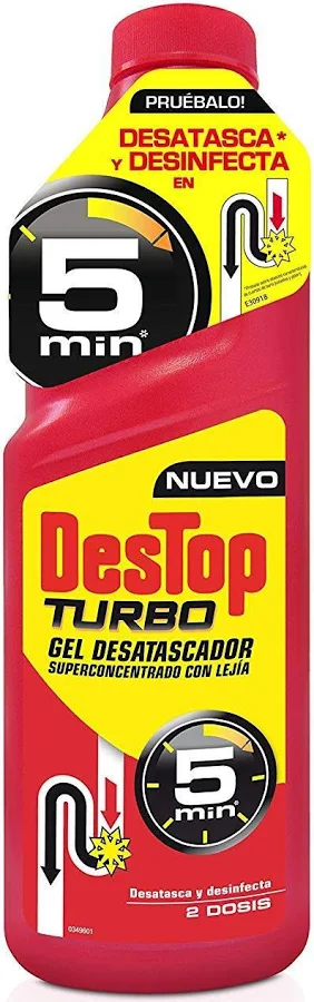 ¿Cuál es el mejor desatascador para eliminar atascos en tuberías? 3 destop turbo