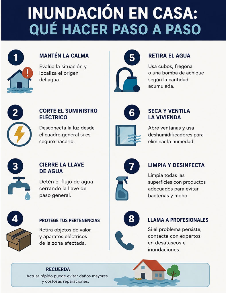 Inundación en casa: qué hacer para actuar rápido y evitar daños mayores 2 inundación en casa qué hacer